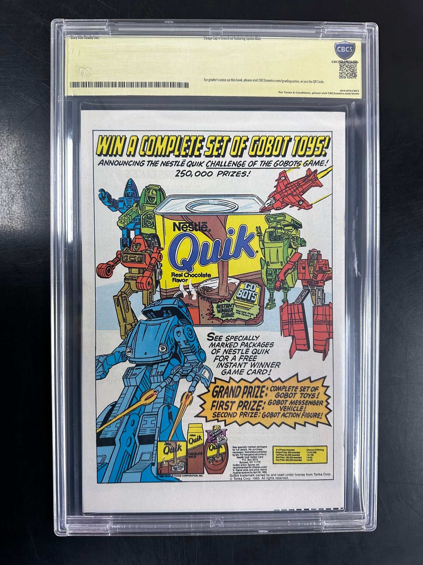 Longshot #5 CBCS 9.8 – Signed by Whilce Portacio, Art Adams, Jim Shooter & Louise Simonson