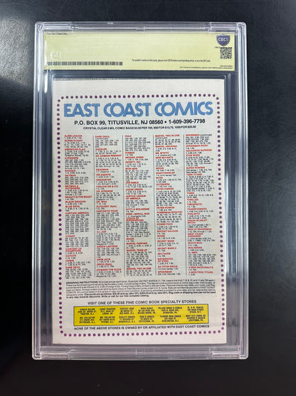 Longshot #6 CBCS 8.5 – Signed by Whilce Portacio, Art Adams, Jim Shooter & Louise Simonson