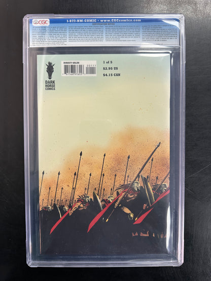 300 #1–5 (Complete Set) CGC 9.8