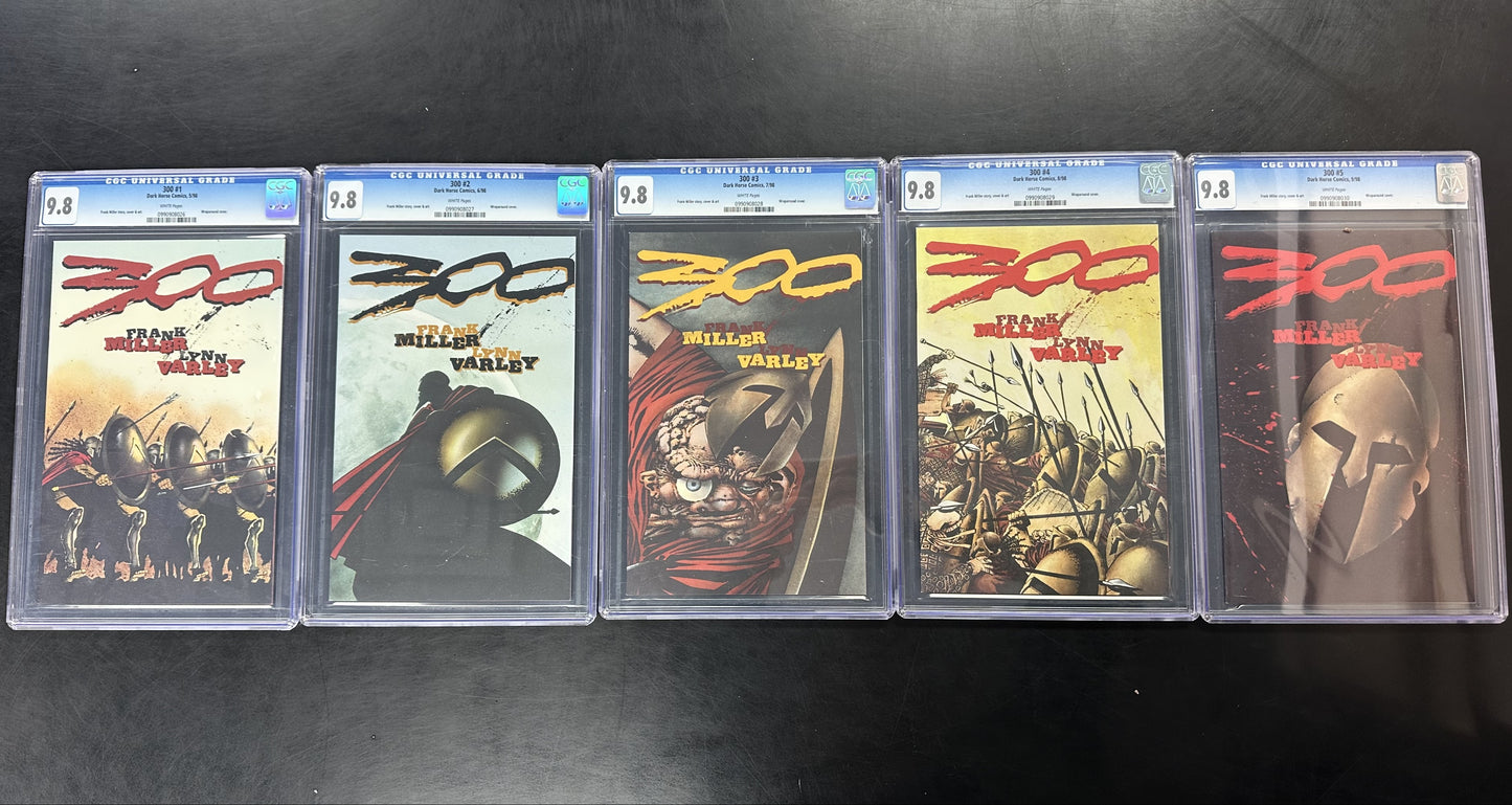 300 #1–5 (Complete Set) CGC 9.8