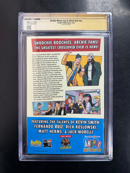 Archie Meets Jay & Silent Bob #NN CGC -Signed by Kevin Smith 9.8 – Secret Stash Edition