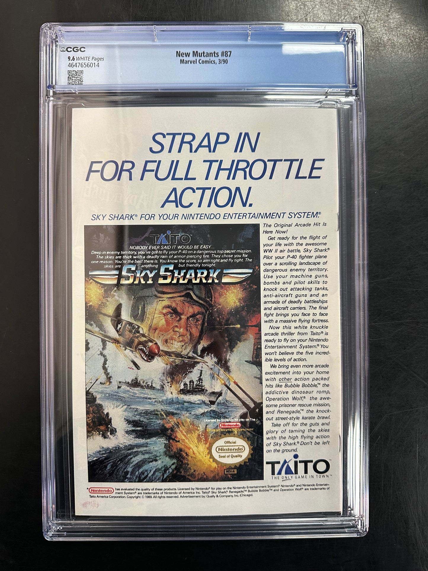 New Mutants #87 CGC 9.6 – 1st Appearance of Cable