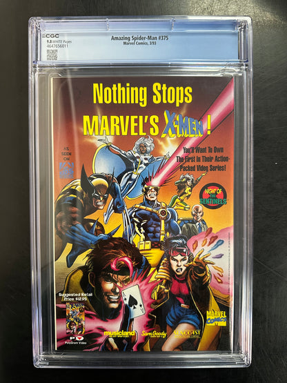 Amazing Spider-Man #375 CGC 9.8 – Holographic Gold Foil Cover / Venom vs. Spider-Man
