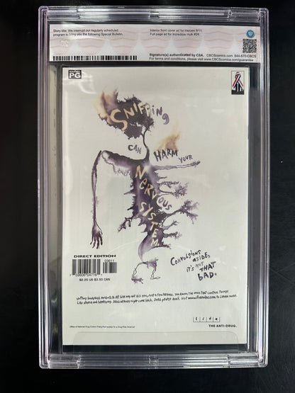 Amazing Spider-Man (Vol. 2) #36 CBCS 9.0 – Signed by Scott Hanna / 9-11 Tribute Sketch Edition #113/499