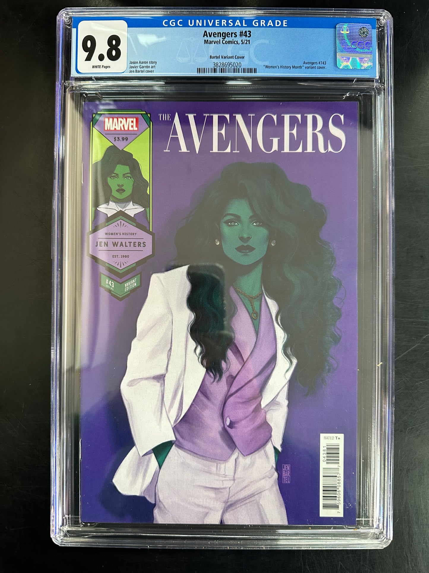 Avengers #43 CGC 9.8 – Women’s History Month Variant