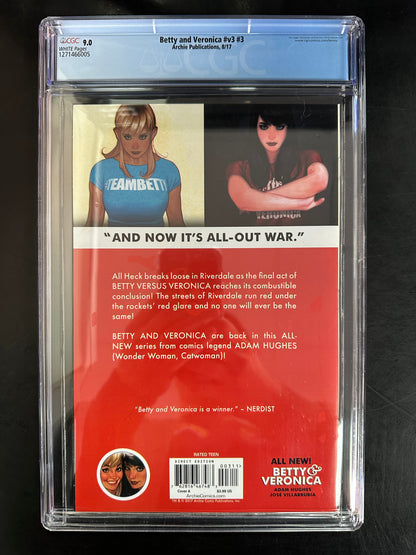 Betty and Veronica (Vol. 3) #3 CGC 9.0 – Adam Hughes Cover