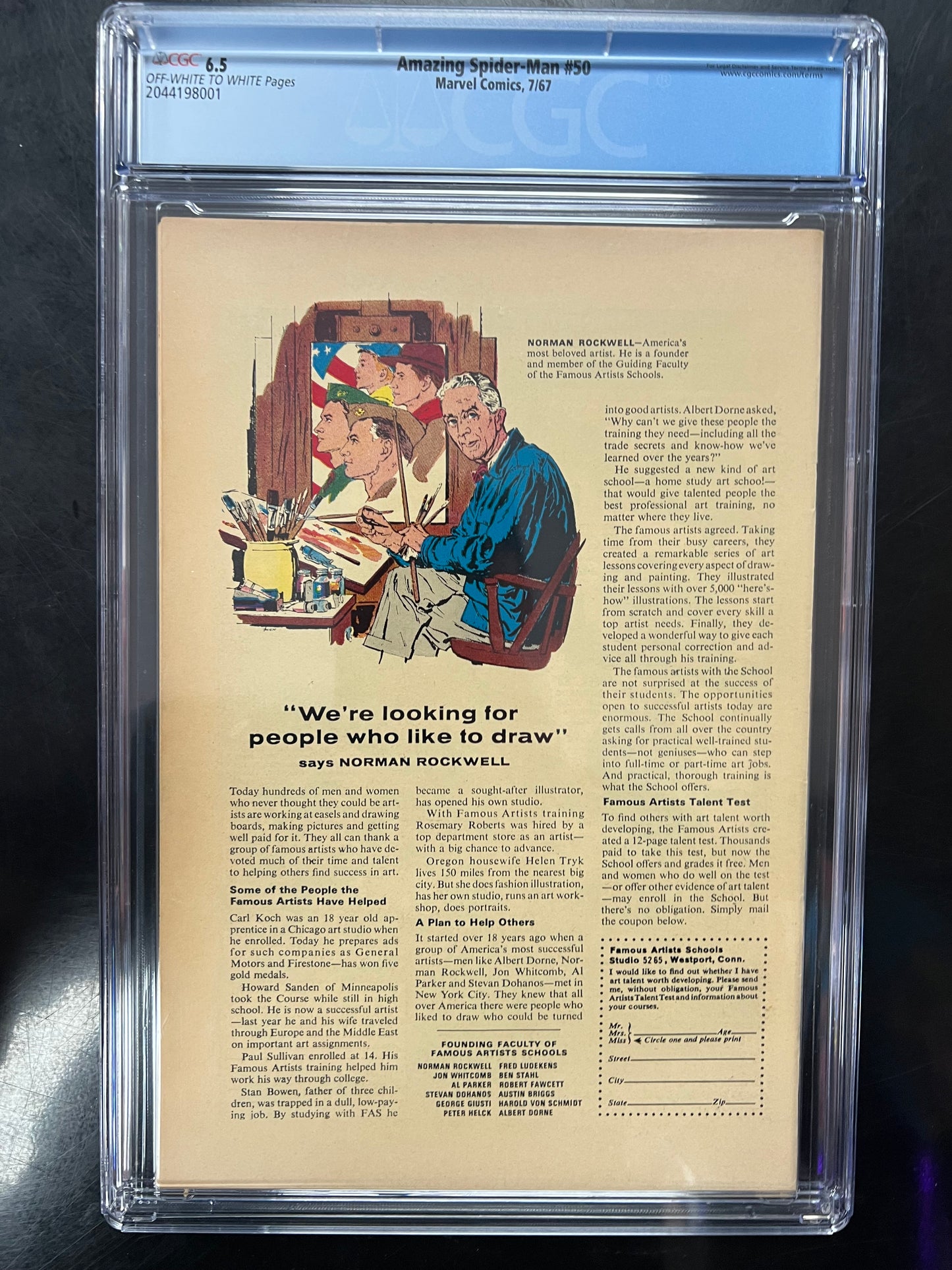 Amazing Spider-Man 50 CGC 6.5
