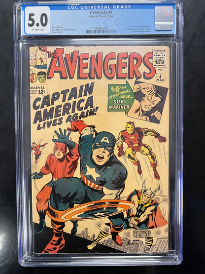 Avengers 4 CGC 5.0