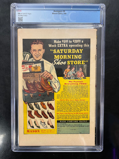Avengers 4 CGC 5.0