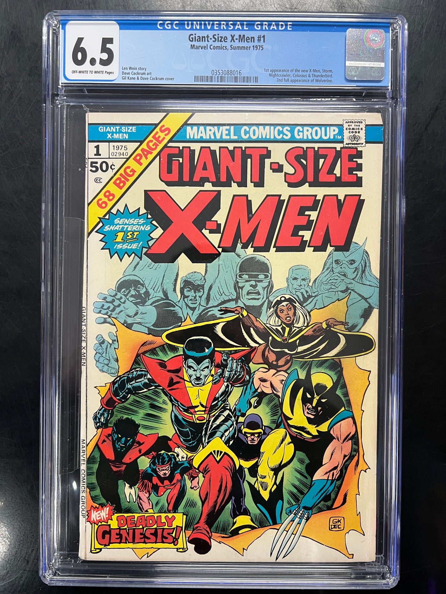 Giant Size X-Men 1 CGC 6.5