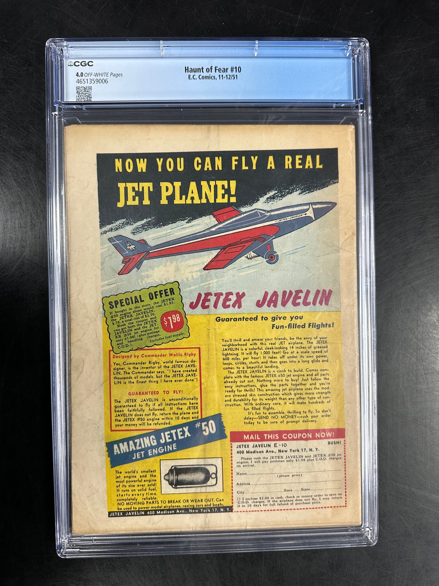 The Haunt of Fear #10 CGC 4.0 - Graham Ingels photo and biography