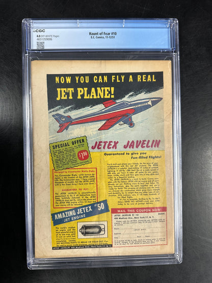 The Haunt of Fear #10 CGC 4.0 - Graham Ingels photo and biography