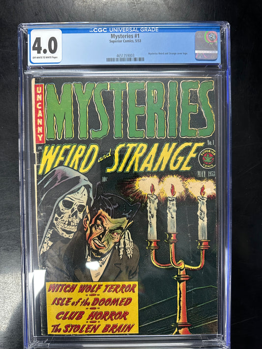 Mysteries #1 CGC 4.0 - Mysteries Weird and Strange