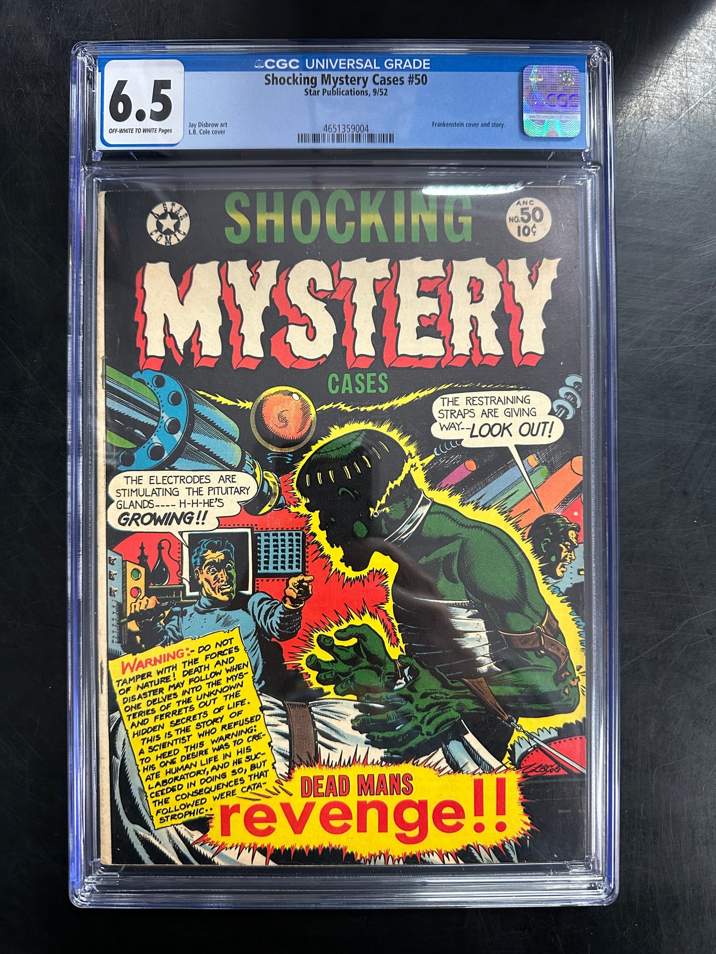Shocking Mystery Cases #50 CGC 6.5