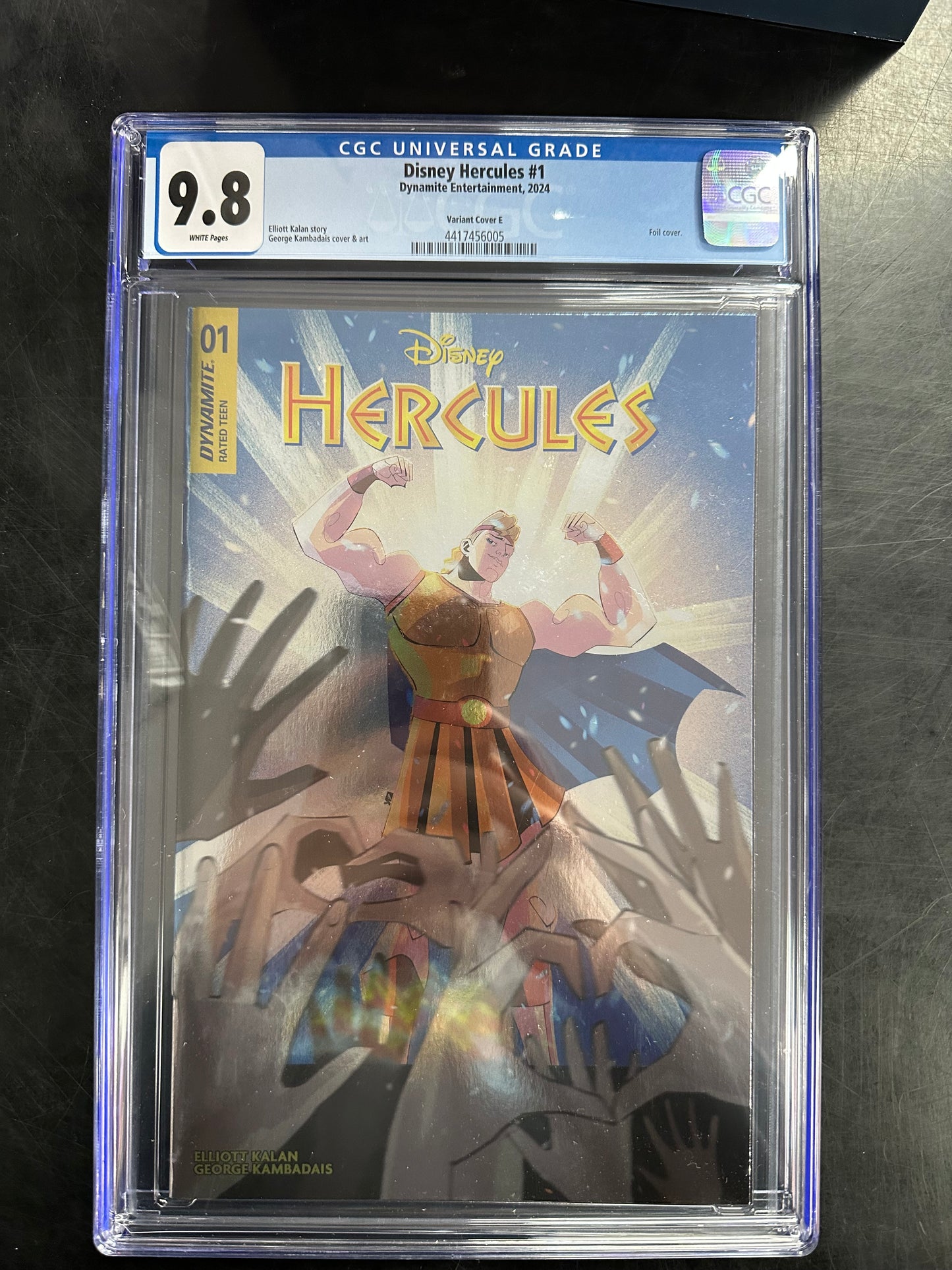 Disney’s Hercules #1 CGC 9.8 – Variant Cover E / Foil Edition