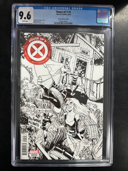 House of X #1 CGC 9.6  – Humberto Ramos Sketch Cover
