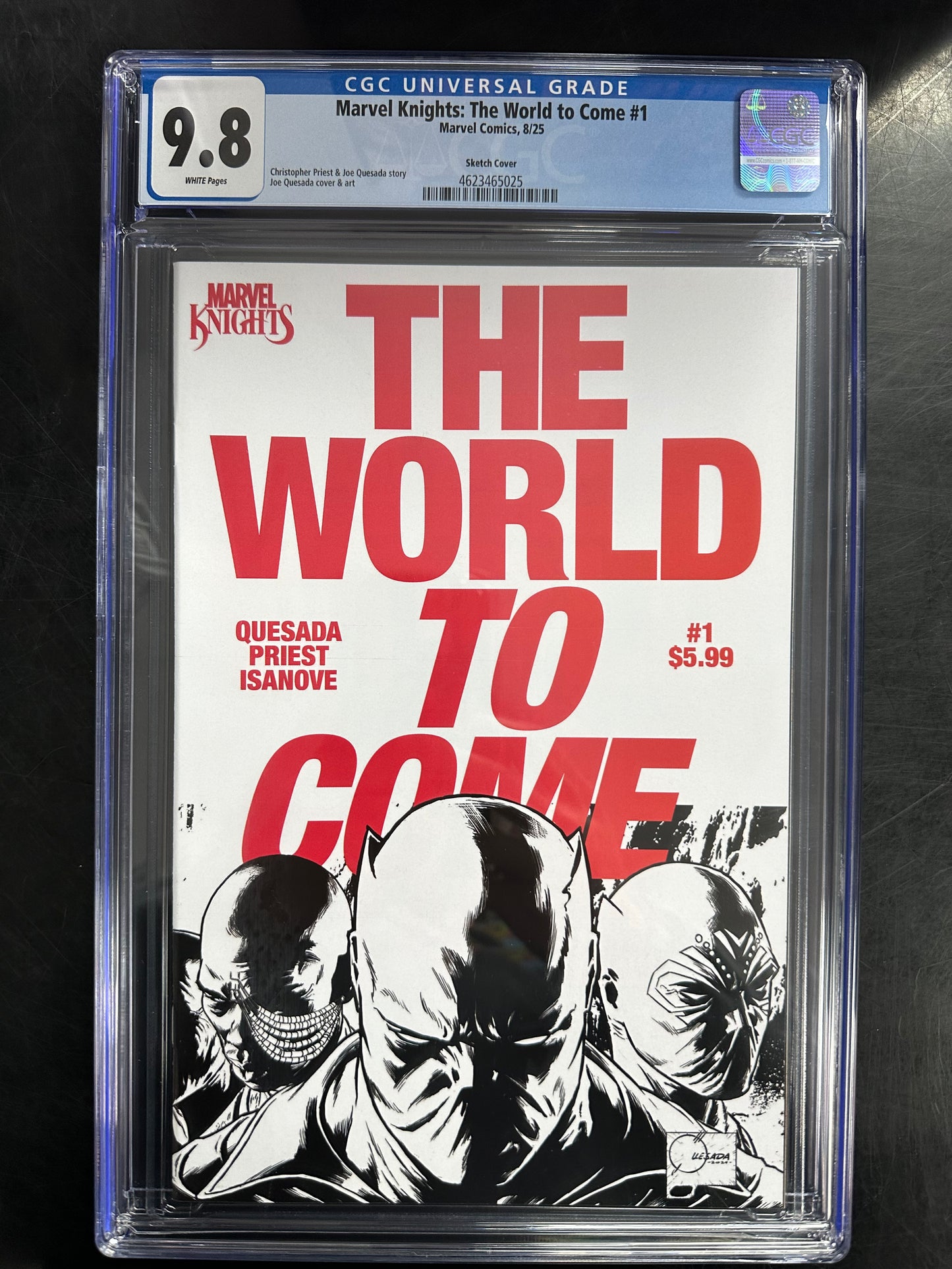 Marvel Knights: The World to Come #1 CGC 9.8 – Sketch Variant