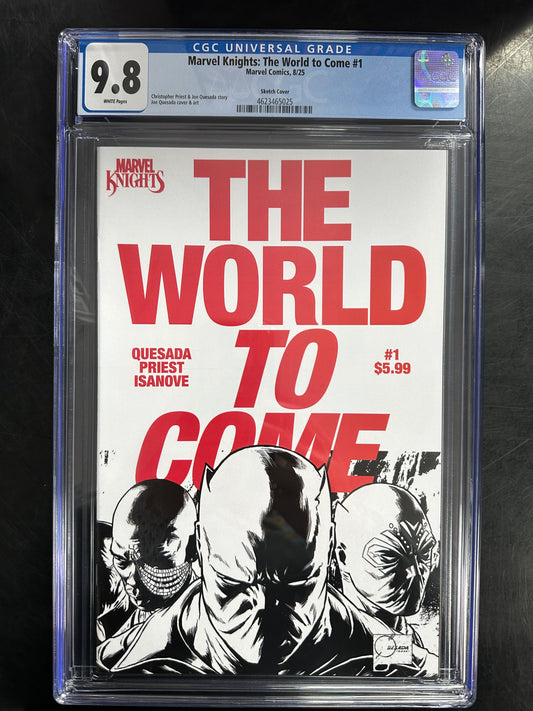 Marvel Knights: The World to Come #1 CGC 9.8 – Sketch Variant