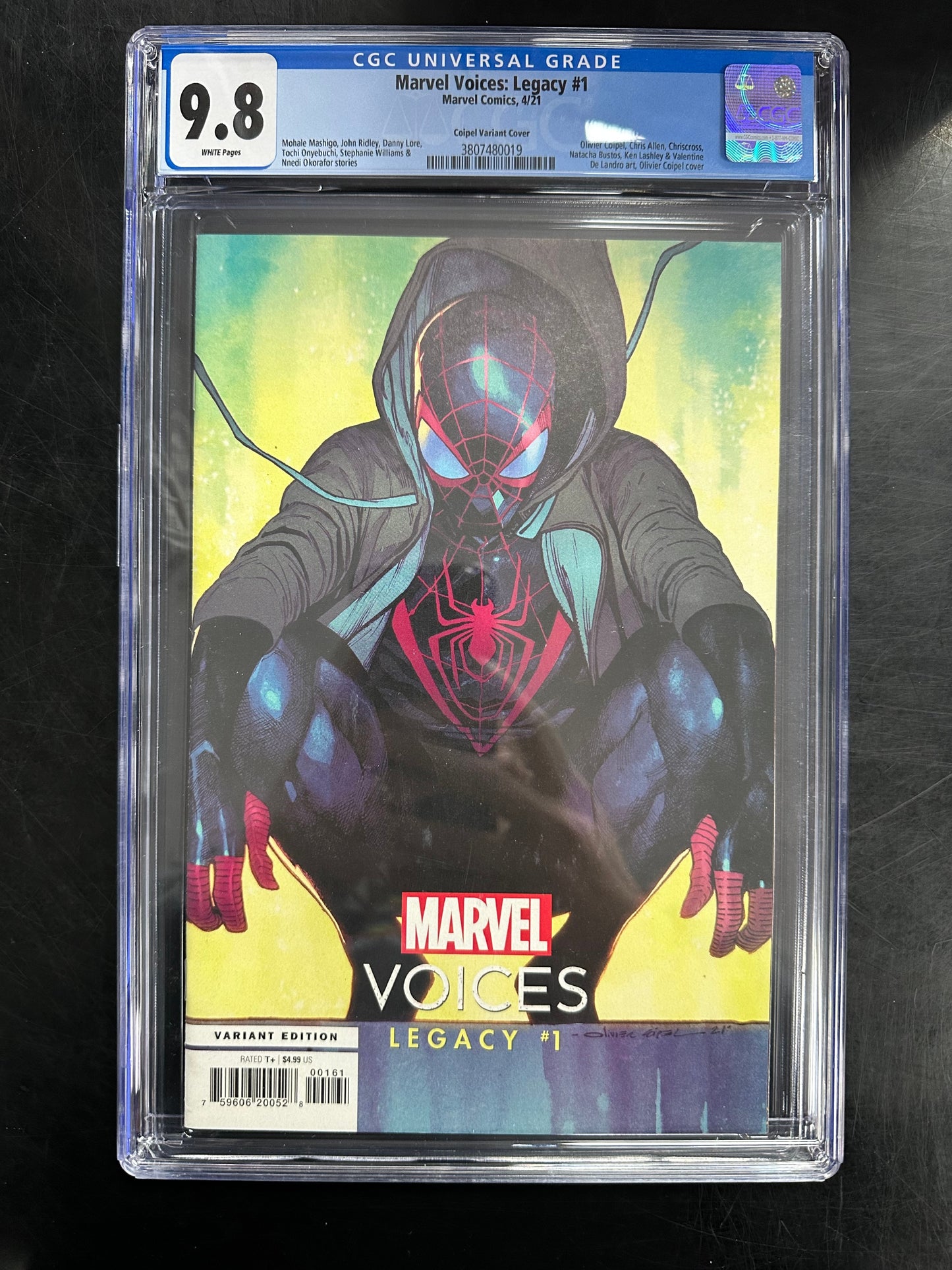 Marvel’s Voices: Legacy #1 CGC 9.8  – Olivier Coipel Variant Cover
