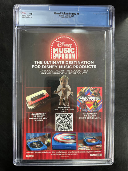 Marvel’s Voices: Legacy #1 CGC 9.8  – Olivier Coipel Variant Cover