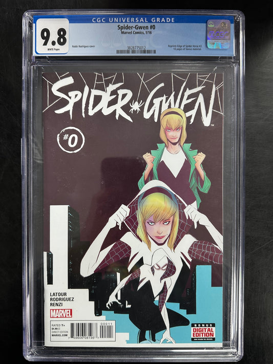 Spider-Gwen #0 CGC 9.8