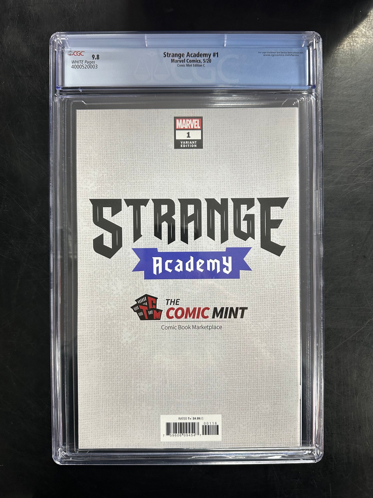 Strange Academy #1 CGC 9.8 – Comic Mint Exclusive C/ J. Scott Campbell Cover