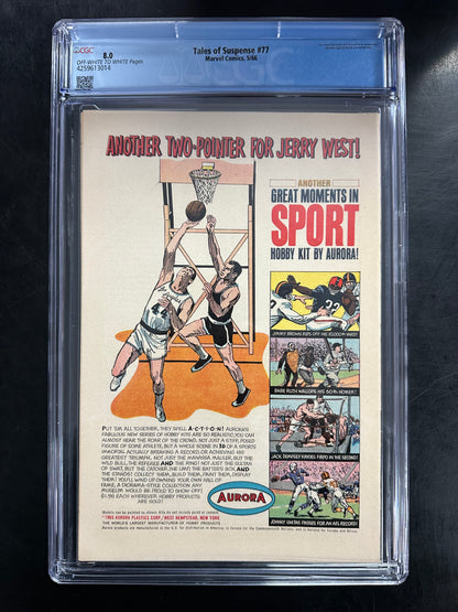 Tales of Suspense #77 CGC 8.0 – 1st Appearance of Peggy Carter & Ultimo