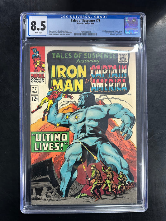 Tales of Suspense #77 CGC 8.5 – 1st Appearance of Peggy Carter & Ultimo
