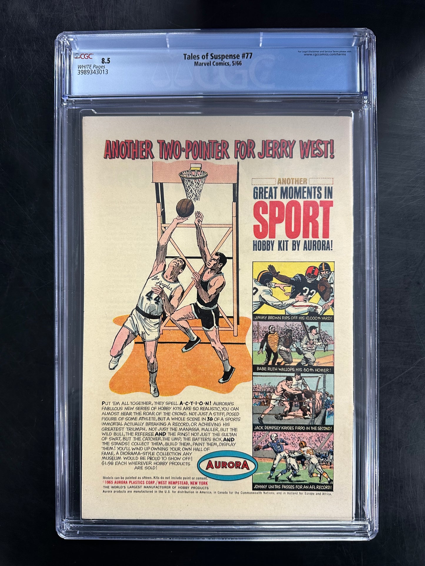 Tales of Suspense #77 CGC 8.5 – 1st Appearance of Peggy Carter & Ultimo