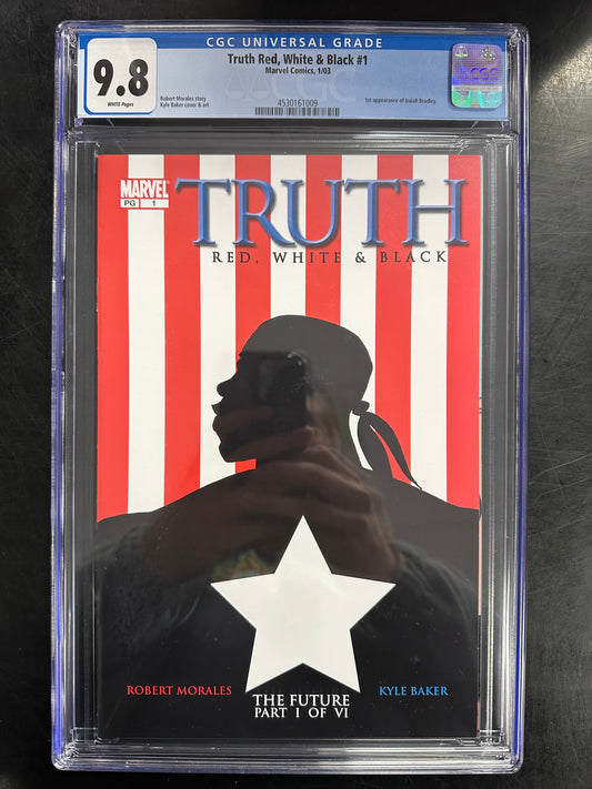 Truth: Red, White & Black #1 CGC 9.8 – 1st Appearance Isaiah Bradley