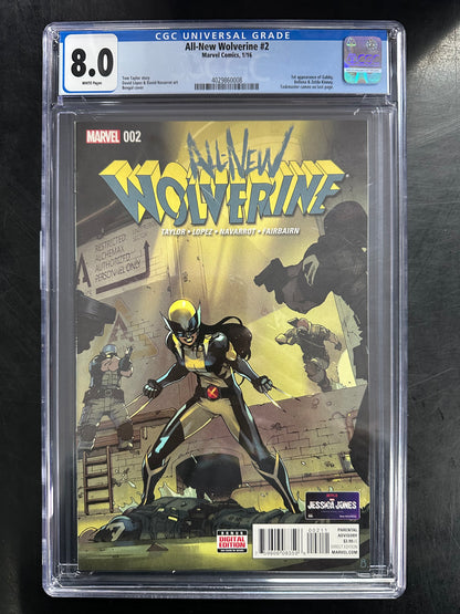 All-New Wolverine #2 CGC 8.0
