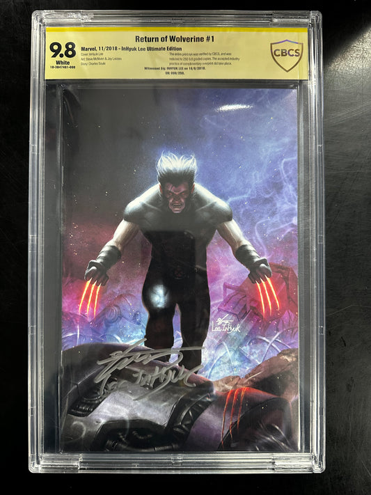 Return of Wolverine #1 CBCS 9.8  – Signed by InHyuk Lee