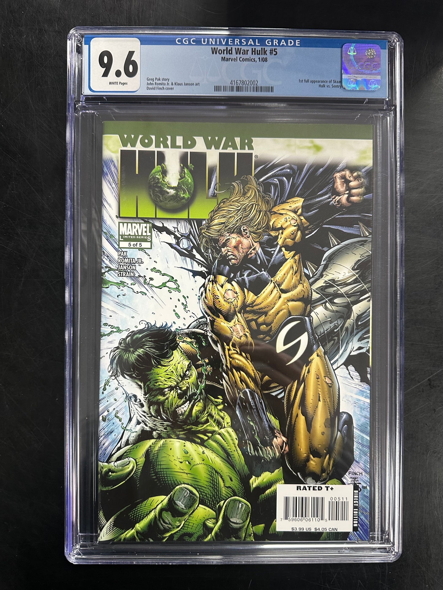 World War Hulk #5 CGC 9.6 – 1st Appearance of Skaar