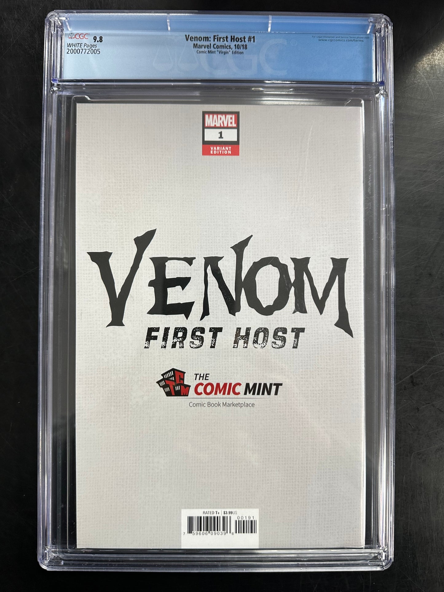 Venom: First Host #1 CGC 9.8  – 1st Appearance of Tel-Kar