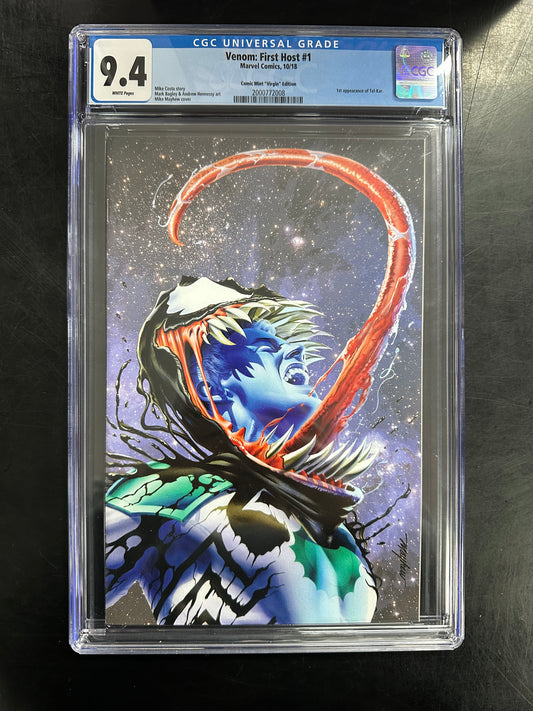 Venom: First Host #1 CGC 9.4  - 1st appearance of Tel-Kar