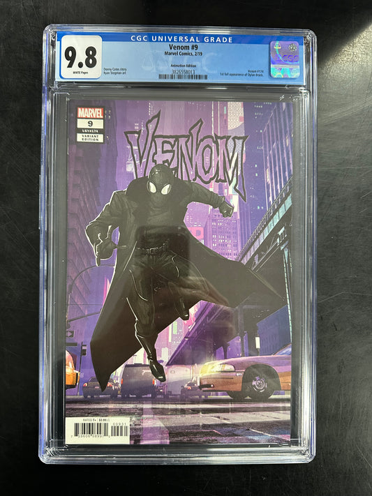 Venom #9 CGC 9.8 -Animation variant – 1st Appearance of Dylan Brock