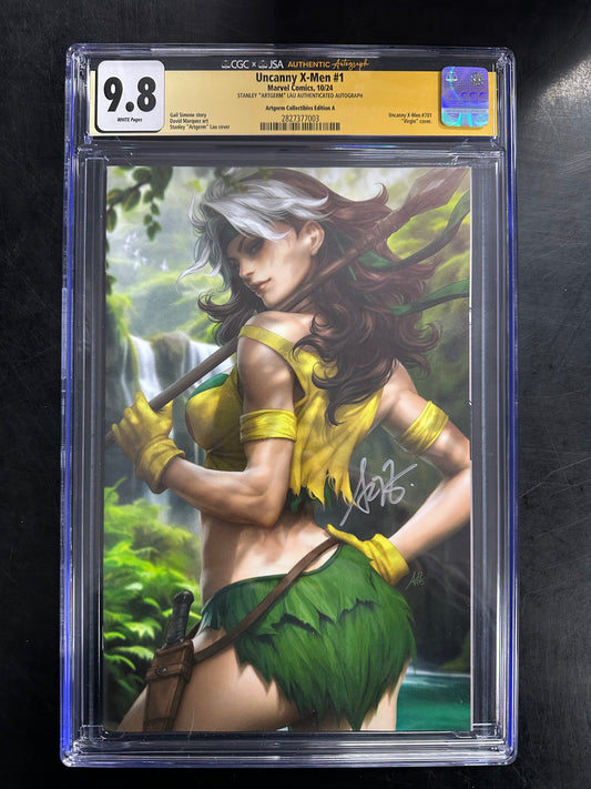 Uncanny X-Men #1 CGC SS 9.8 – Signed by Stanley “Artgerm” Lau
