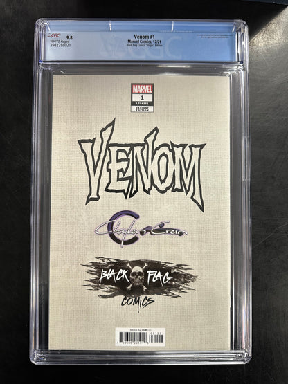 Venom #1 CGC 9.8 – Black Flag Comics Exclusive Edition