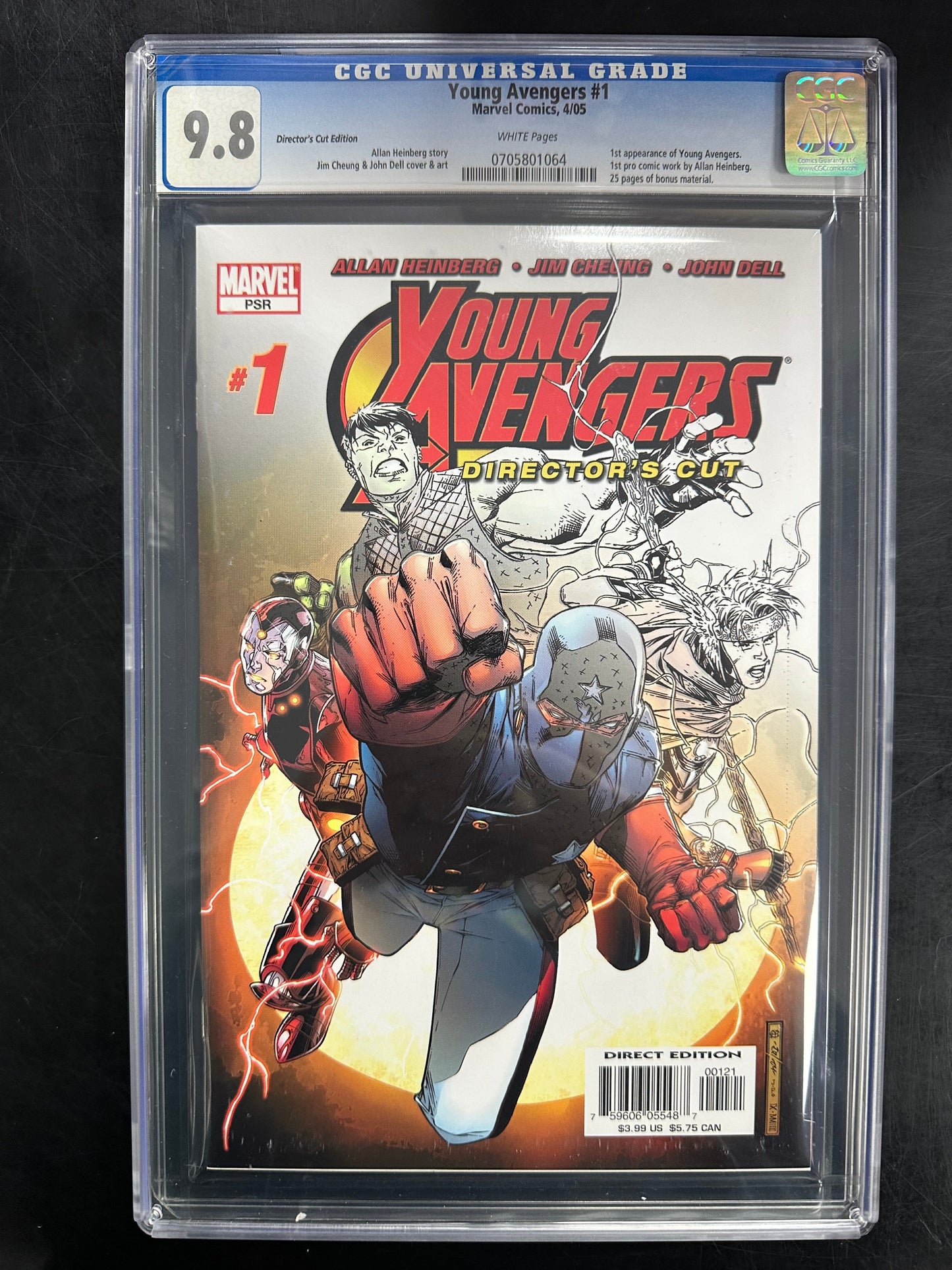 Young Avengers #1 CGC 9.8 – Director’s Cut Edition