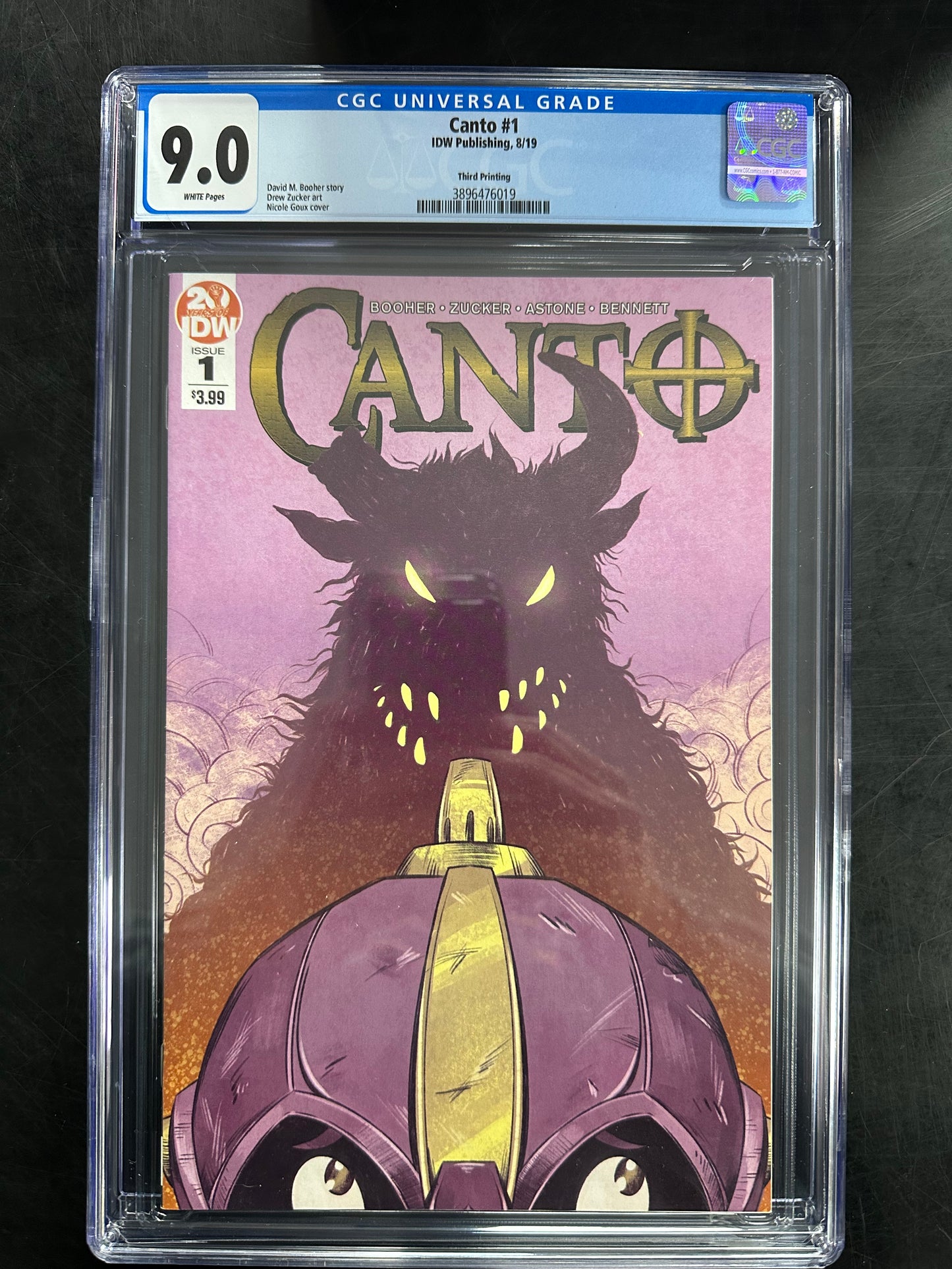 Canto #1 CGC 9.0 – 3rd Printing / Nicole Goux Cover