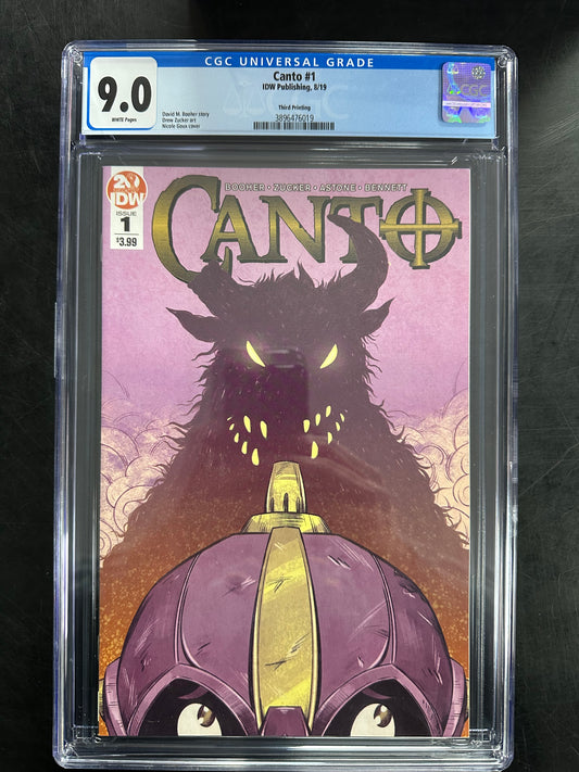 Canto #1 CGC 9.0 – 3rd Printing / Nicole Goux Cover