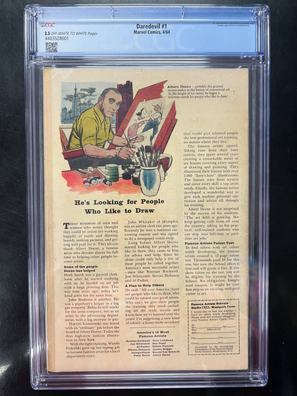 Daredevil 1 - CGC 3.5 -1st Daredevil