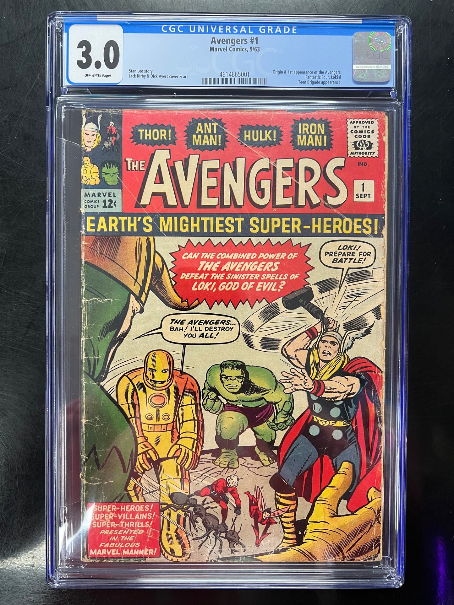 Avengers 1 - CGC 3.0 - 1st Avengers
