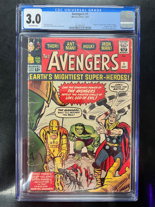 Avengers 1 - CGC 3.0 - 1st Avengers
