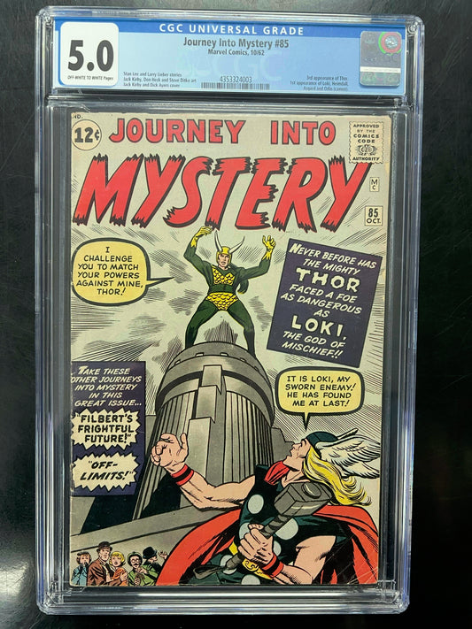 Journey Into Mystery 85 - CGC 5.0 - 1st Loki