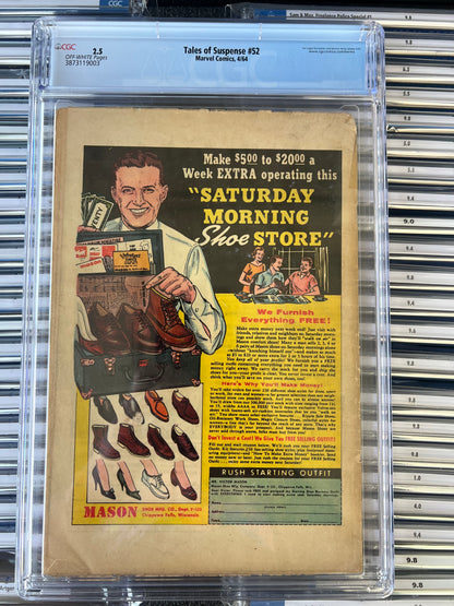 Tales of Suspense CGC 2.5