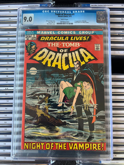 Tomb of Dracula 1 CGC 9.0