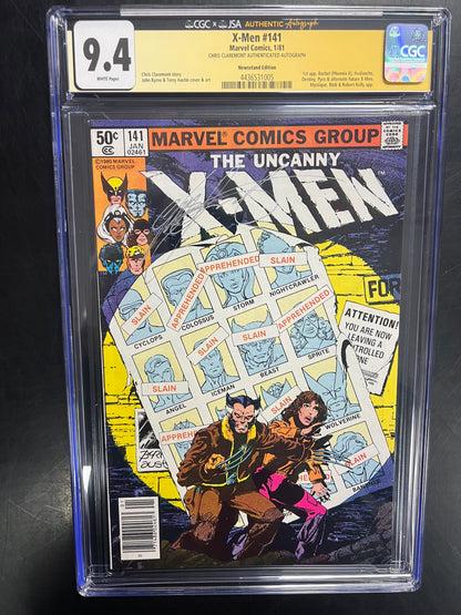 X-Men 141 - CGC 9.4 - Signed By Chris Claremont