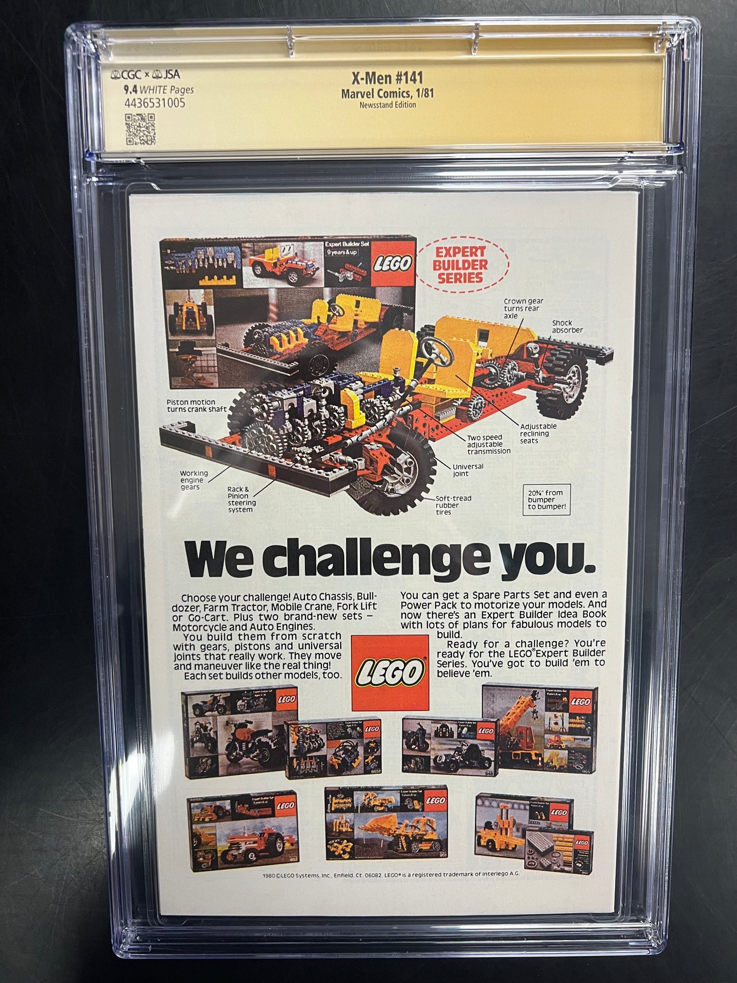 X-Men 141 - CGC 9.4 - Signed By Chris Claremont