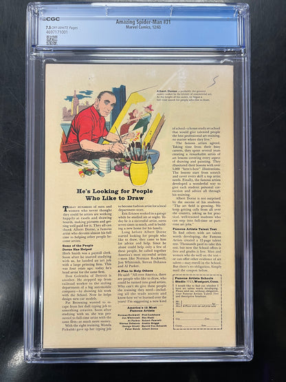 Amazing Spider-Man #31 - CGC 7.5
